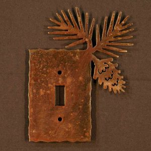 Pine Cone Light Switch Plate Covers