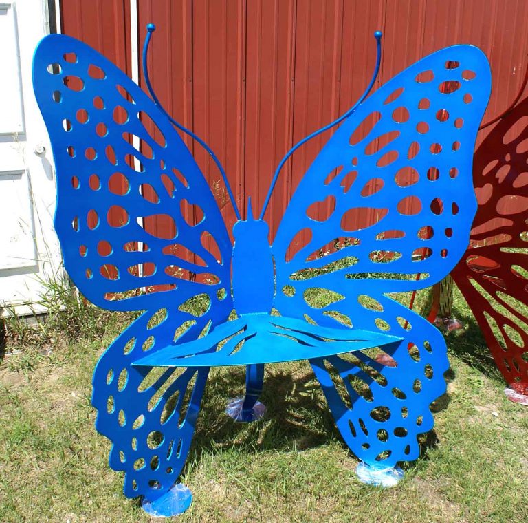 Sparkle Sky Blue Butterfly Chair - Steel Appeal