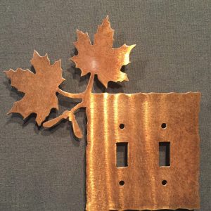 Maple Leaf Light Switch Plate Covers
